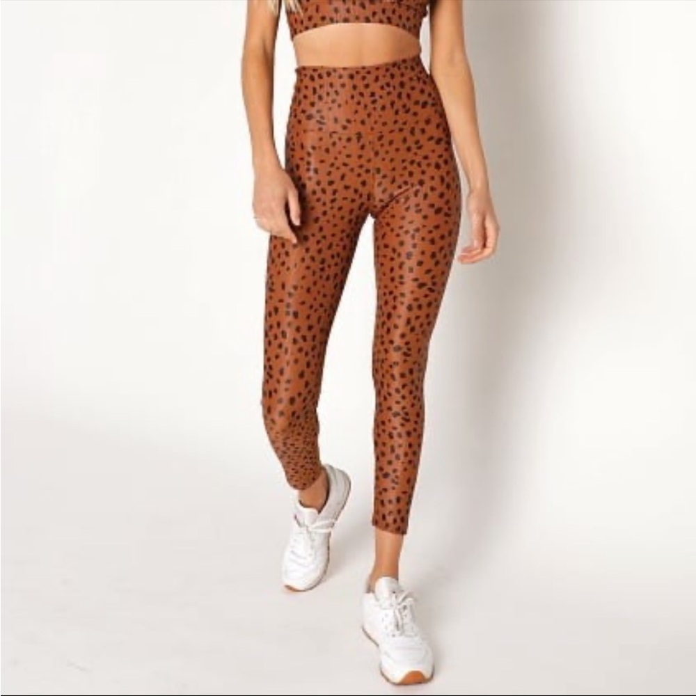 Beach Riot Ayla Legging Brown Spot